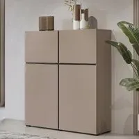 Kodak 4-Door Highboard - Congo, Laminated Board