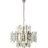 Kodak Large Crystal Chandelier Ceiling Light - Silver
