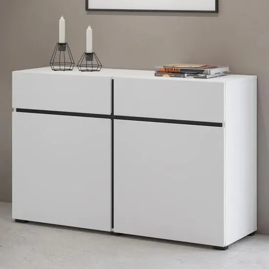 Kodak Sideboard with 2 Doors 2 Drawers - White image