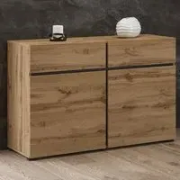 Kodak Sideboard with 2 Doors 2 Drawers - Wotan Oak