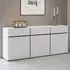 Kodak Sideboard with 3 Doors 3 Drawers - White