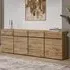 Kodak Sideboard with 4 Doors 4 Drawers - Wotan Oak