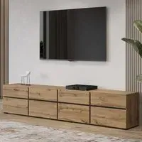 Kodak TV Stand with Storage - Wotan Oak, Laminated Board