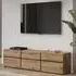 Kodak TV Stand with Storage - Wotan Oak, Laminated Board