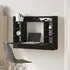Kodak Wall Mounted Laptop Desk with Storage - Black