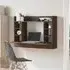 Kodak Wall Mounted Laptop Desk with Storage - Brown