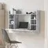 Kodak Wall Mounted Laptop Desk with Storage - Grey