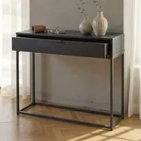 Kodiak Console Table with Drawer - Anthracite, Wood