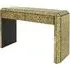 Koma Mirrored Console Table with 2 Drawers - Gold