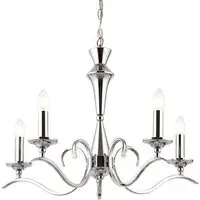 Kora 5 Lights Ceiling Pendant Light - Chrome