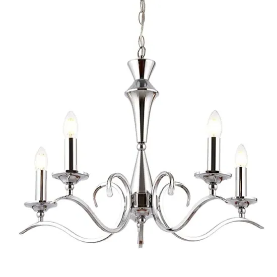 Kora 5 Lights Ceiling Pendant Light - Chrome