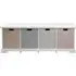 Kornephoros Hallway Bench with 4 Drawers - White