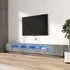 Krakow Large TV Stand with LED - Grey Sonoma