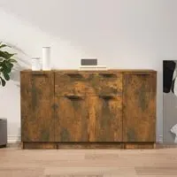 Krefeld Sideboard with Storage - Smoked Oak, Engineered Wood