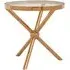 Kurhah Round Side Table - Rose Gold, Glass