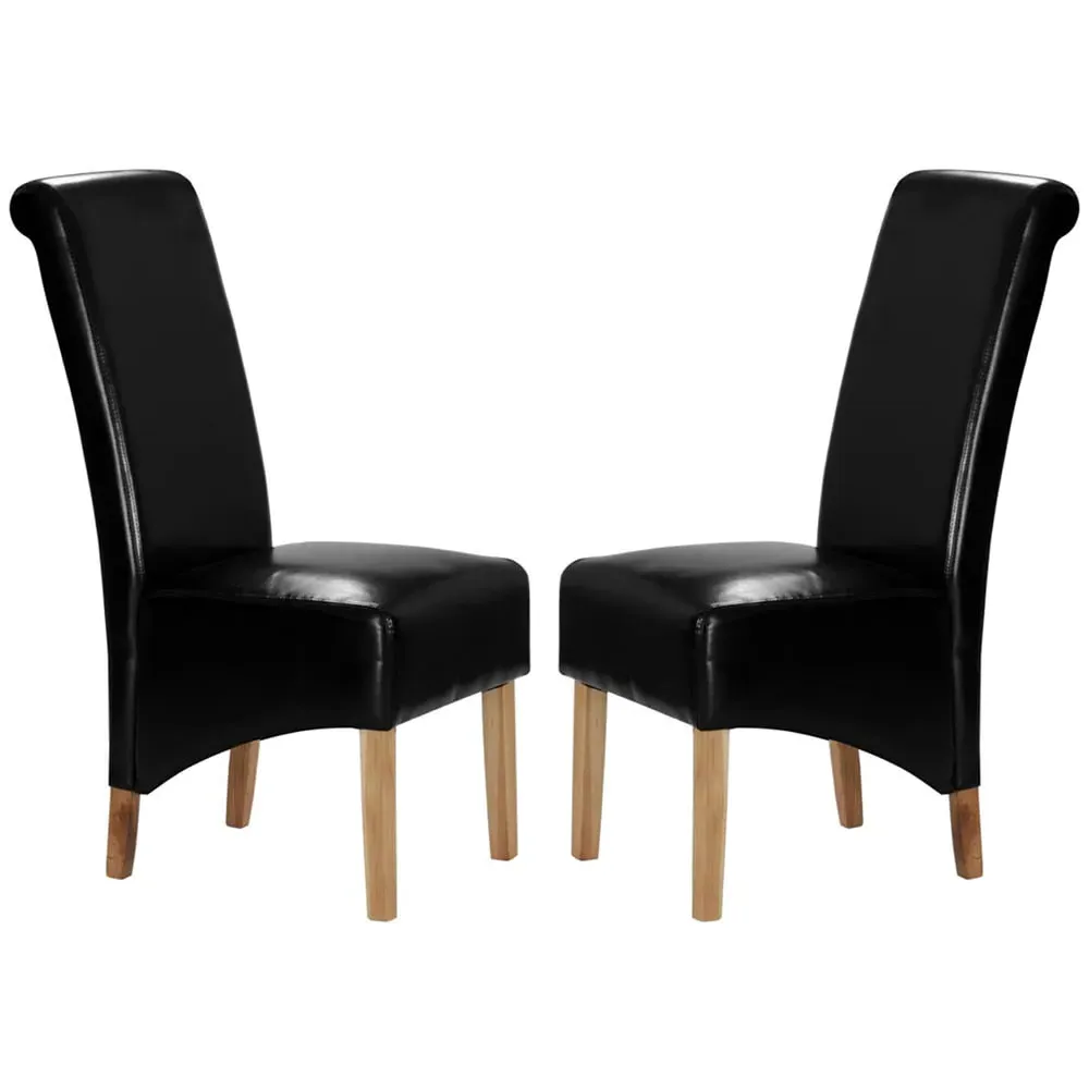 Kutztown Dining Chairs - Black, Oak image