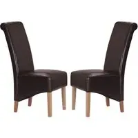 Kutztown Dining Chairs - Brown, Oak