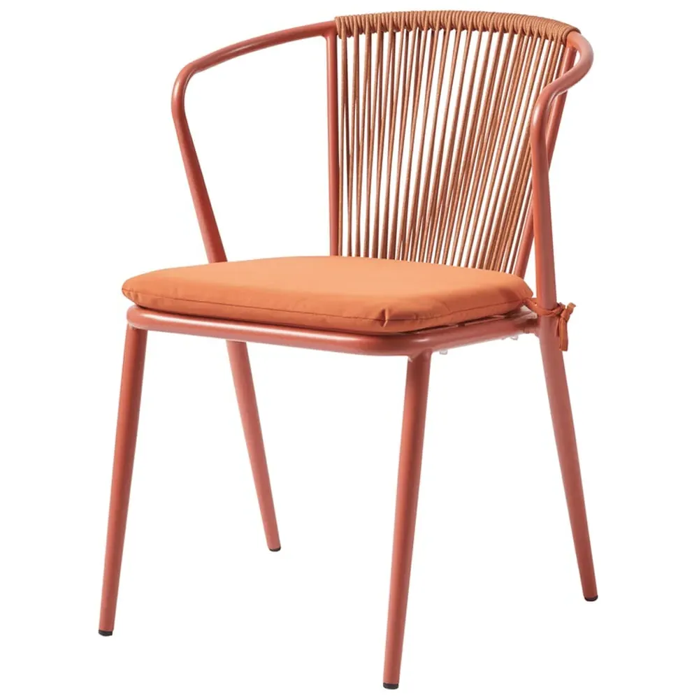 Kutztown Outdoor Armchair - Burnt Orange, Aluminium image