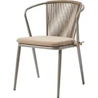 Kutztown Outdoor Armchair - Taupe, Aluminium