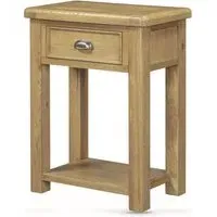 Kysen Telephone Table - Oak, Wood alternate view