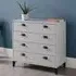 Laasya 4-Drawer Chest of Drawers - Grey, Pine