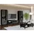 Laax Living Room Set with Coffee Table - Black Oxide, MDF