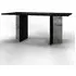 Laax Rectangular Dining Table - Black, MDF
