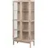 Lacey Display Cabinet with 2 Doors - White, Oak