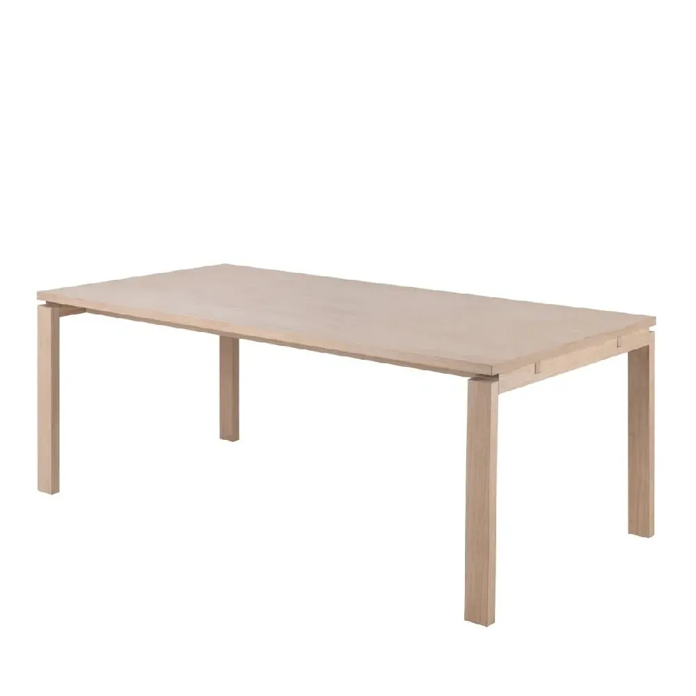 Lacey Rectangular Dining Table - White, Oak