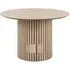 Lacey Round Dining Table - White, Oak