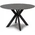 Lacole Large Round Dining Table - Grey, Sintered Stone