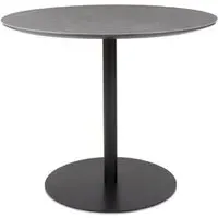 Lacole Small Round Dining Table - Grey, Sintered Stone