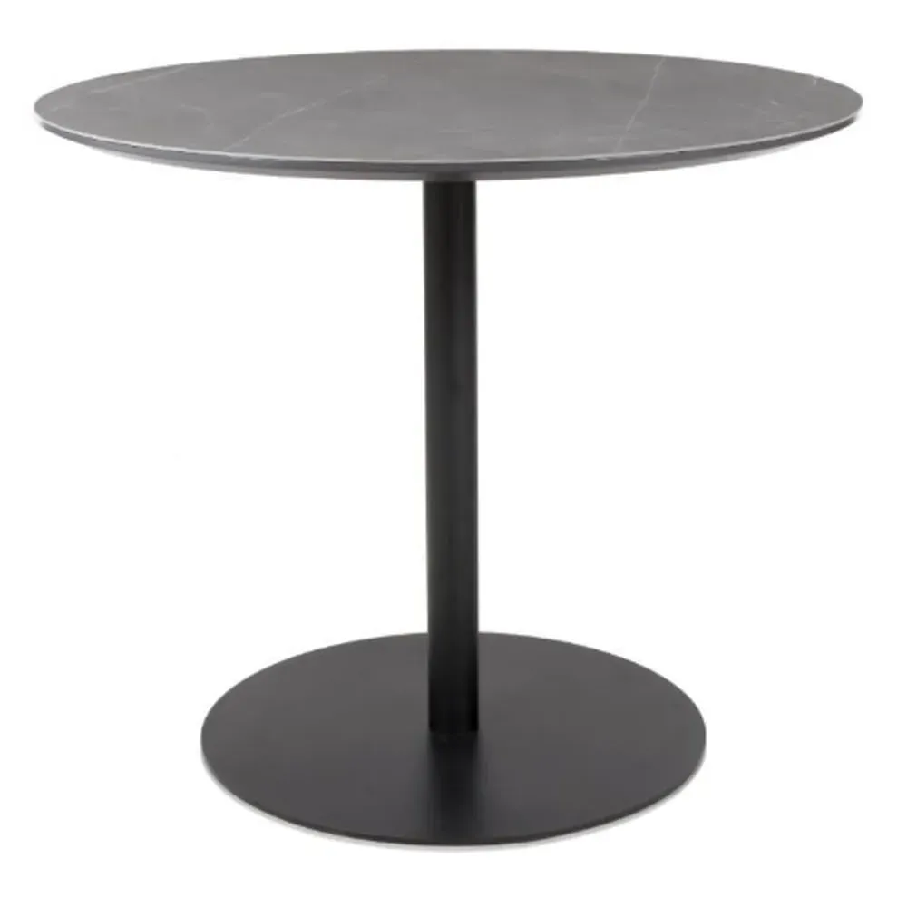 Lacole Small Round Dining Table - Grey, Sintered Stone image