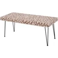 Laconia Coffee Table with Hairpin Legs - Natural, Wood