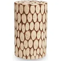 Laconia Round Stool - Natural, Wood