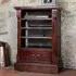 Laconia Wooden Bookcase with 4 Shelves - Mahogany