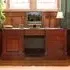 Laconia Wooden Laptop Desk with 1 Door 6 Drawers - Mahogany