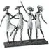 Ladies Poly Design Sculpture - Antique Anthracite, Silver