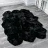 Ladson Sextuple Sheepskin Rug - Black