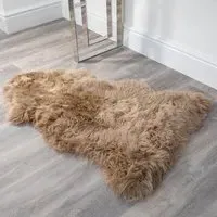 Ladson Sheepskin Rug - Light Brown