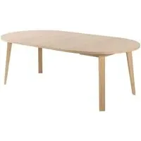 Lafayette Round Extendable Dining Table - White Oak