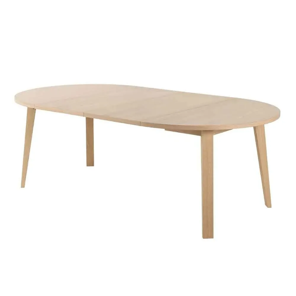 Lafayette Round Extendable Dining Table - White Oak image