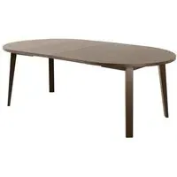 Lafayette Round Extending Dining Table - Smoked Oak