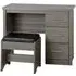 Laggan 2-Piece Dressing Table Set - Black Wood Grain