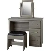 Laggan 3-Piece Dressing Table Set - Light Oak Effect Veneer