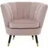 Lagos Accent Chair - Pink, Velvet