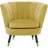 Lagos Accent Chair - Pistachio, Velvet