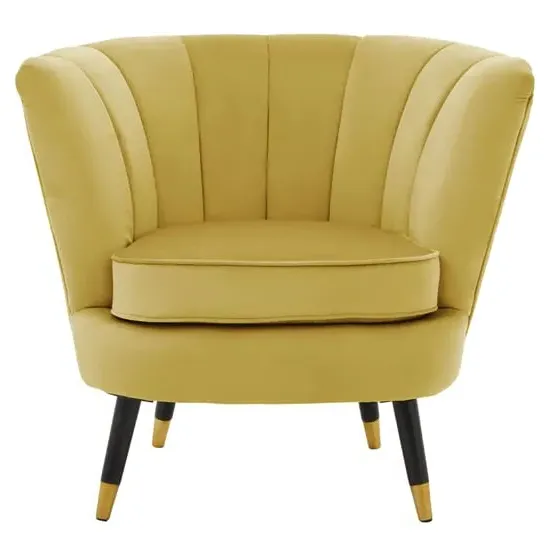 Lagos Accent Chair - Pistachio, Velvet