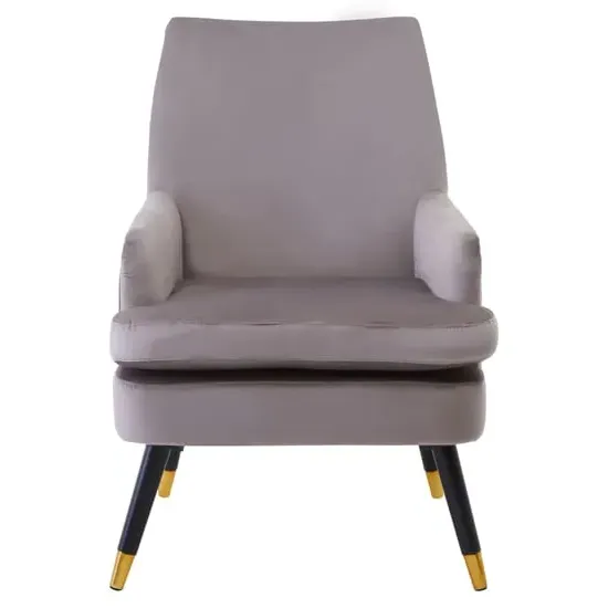 Lagos Velvet Armchair - Mink