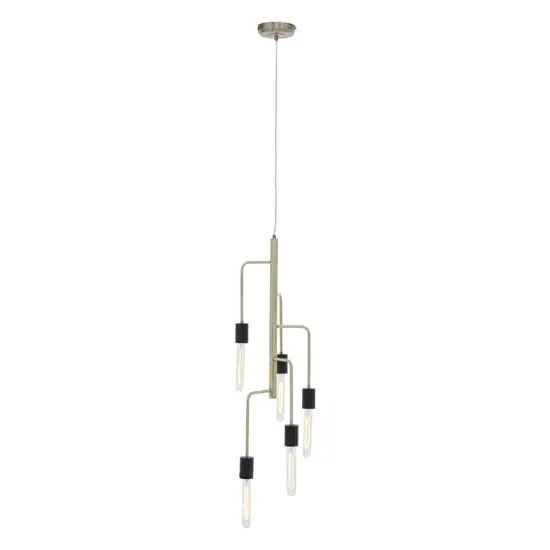 Laguna 5-Light Pendant Light - Antique Brass, Iron